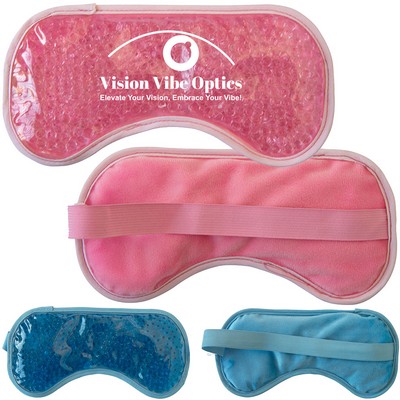 Hot/Cold Gel Bead Packs - Plush Eye Mask