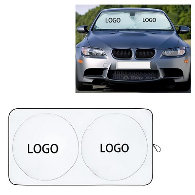 Auto Sunshade Featuring Silver Coated Fabric