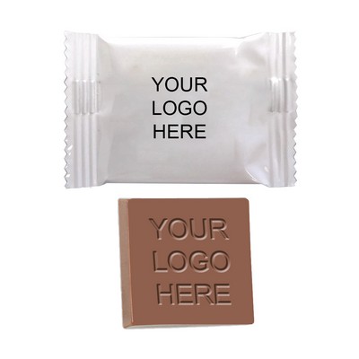 Napolitan 10 FP - Customized Individual Chocolates in A Customized Flow Packed Wrapper